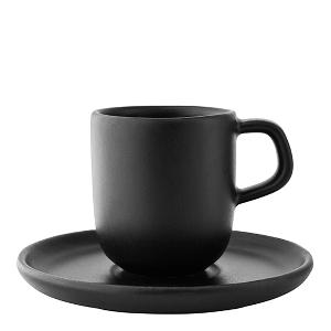 Eva Solo Nordic Kitchen espresso kopp 7 cl med underskål svart