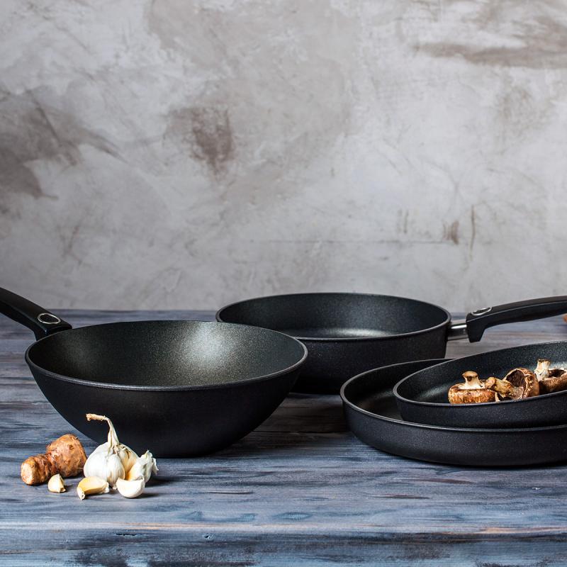 Sabor Premium wokpanne 4,5L svart