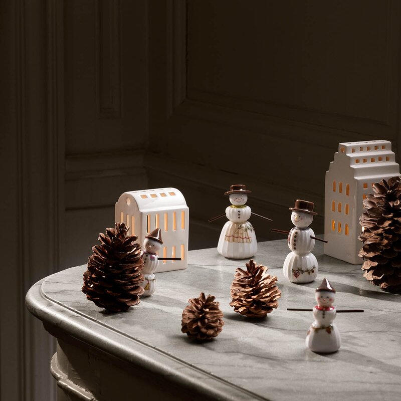 Kähler Hammershøi Christmas snøkone 11 cm hvit m/ dekor