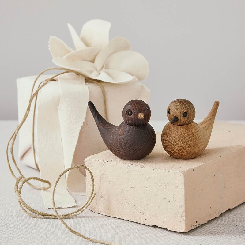 Spring Copenhagen Sweeties Svaler trefigur 5,4 cm eik 2 stk