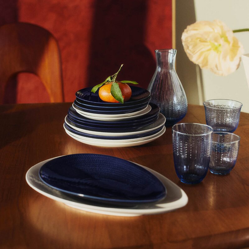 Rörstrand Swedish Grace karaffel 1L blå