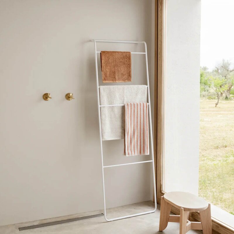 Blomus Arto håndhåndkle 100x50 cm beige/orange