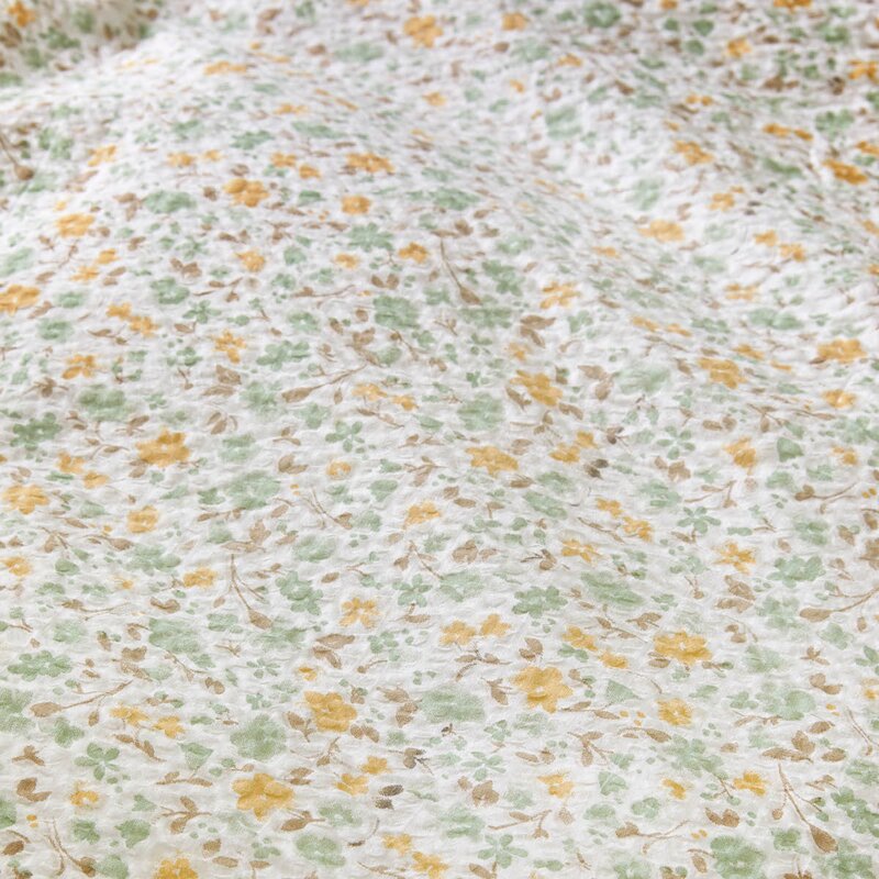 Høie Clara krepp sengesett 140x200 cm vårgrønn