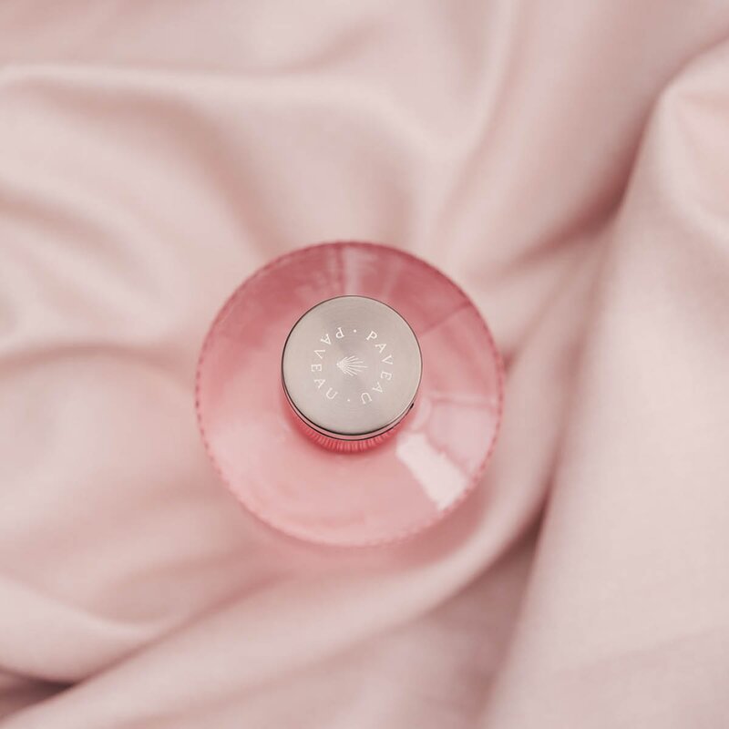 Paveau Ribbed Elegance gaveeske Pink 3 deler rosa