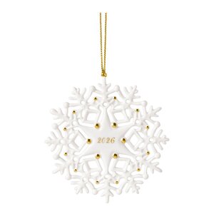 Villeroy & Boch Christmas Classic ornament snøflak 2026 gull