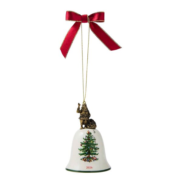 Spode Christmas Tree juletrepynt Santa Annual Bell 2026