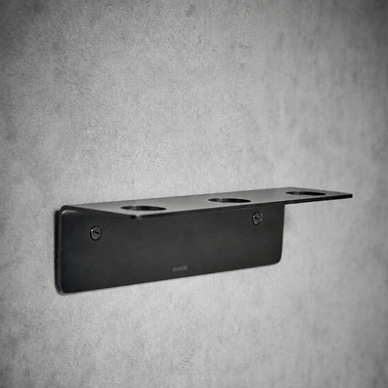 Meraki Såpepumpeholder 3 hull svart