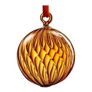 Muurla Glasskule 6 cm amber