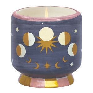 Paddywax Adopo duftlys jasmine & rose Moon Phases blå