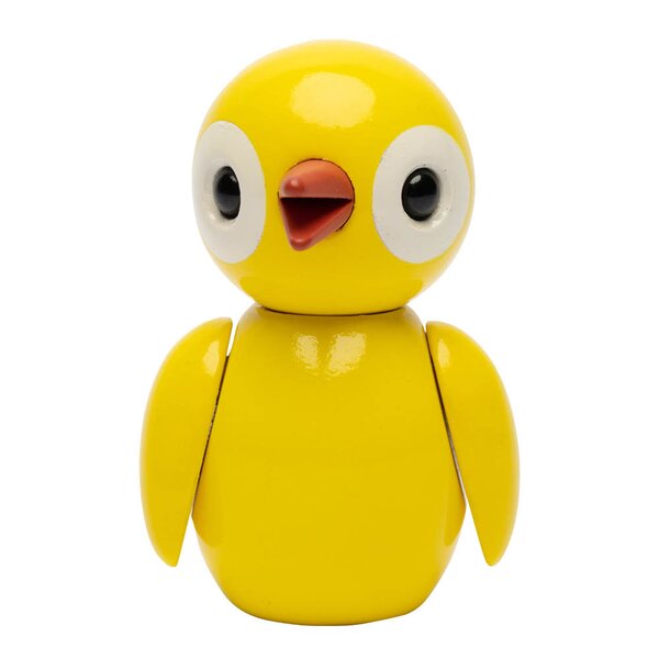 Spring Copenhagen Spring Birds trefigur 6,5 cm youthful yellow