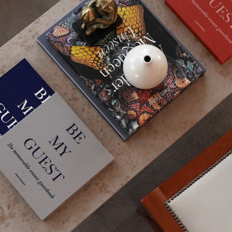 Printworks Gjestebok grå/navy