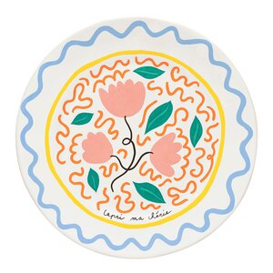 Costa Nova Bliss tallerken flat 27 cm blomst multi