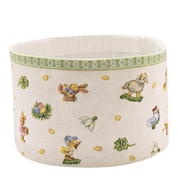 Villeroy & Boch Easter Delight brødkurv 24 cm hvit/grønn