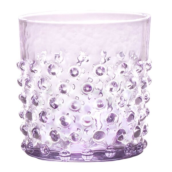 Klimchi Hobnail vannglass 15 cl lilla