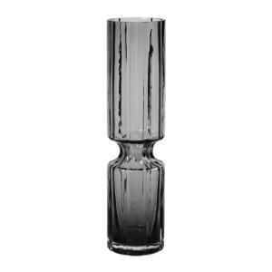 Broste Copenhagen Hyacint svibelvase 31,7 cm smoke grey