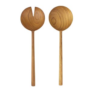 A World of Craft Round salatbestikk 26 cm teak