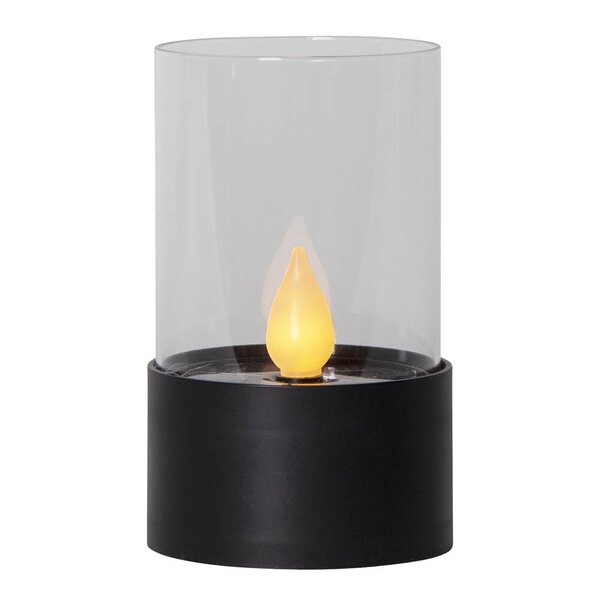 Star Trading Puloun solcellelykt 481-53 14x8,5 cm svart