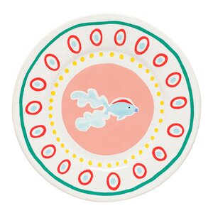 Costa Nova Bliss tallerken flat 22 cm fisk multi