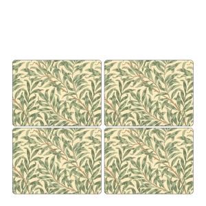 Morris & Co Willow Bough bordbrikke 30x40 cm 4 stk grønn