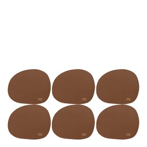 Aida RAW Soft glassbrikke 6 stk mocca