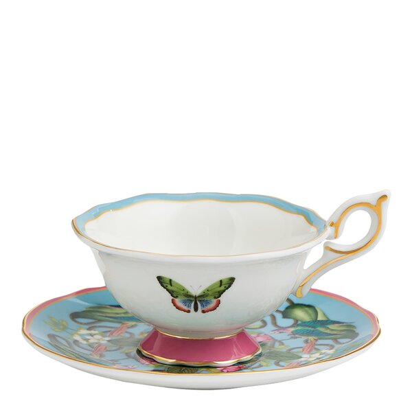 Wedgwood Wonderlust tekopp & asjett menagerie 