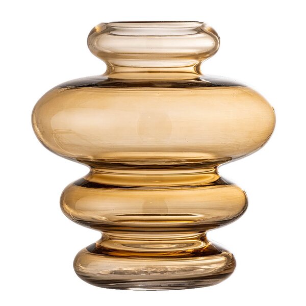 Bloomingville Kayn vase 19,5 cm gul