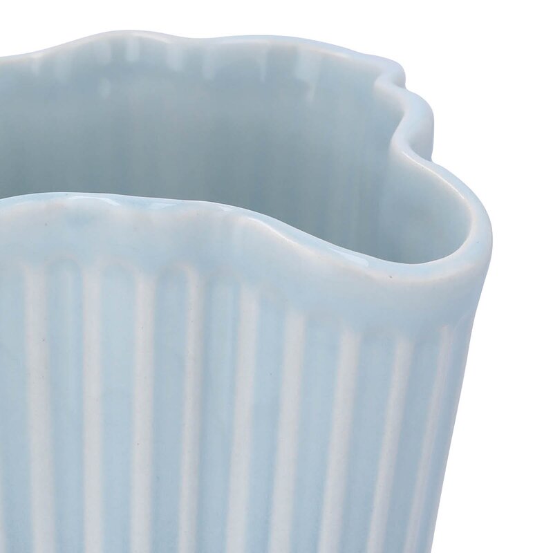 Kähler Hammershøi unfold vase 20,5 cm blå