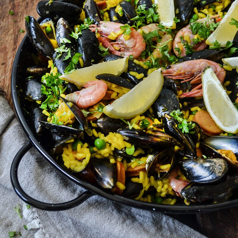 Vaello Paellapannen 40 cm emalijert