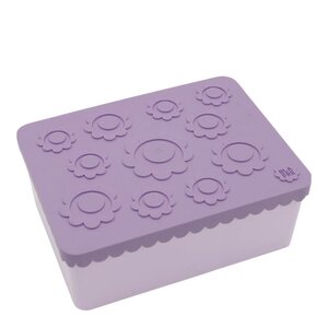 Blafre Matboks treroms 19x14 cm blomst lilla