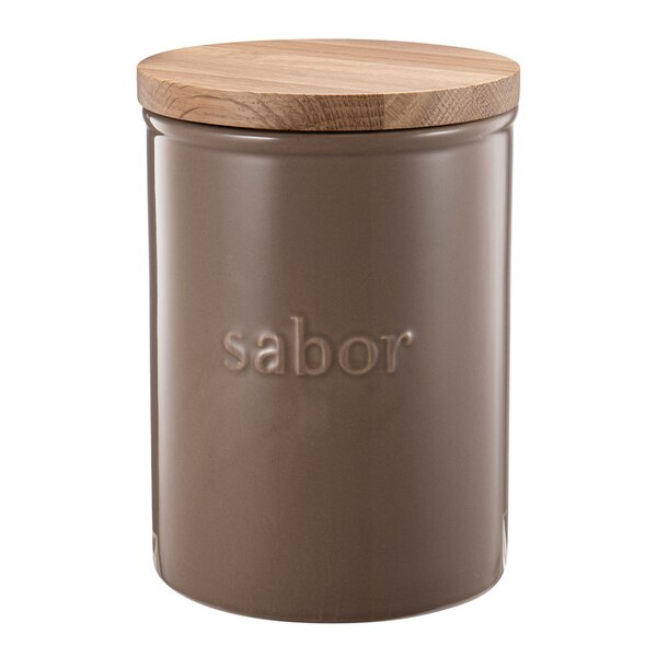 Sabor – Oppbevaringskrukke 1,3L mahogany