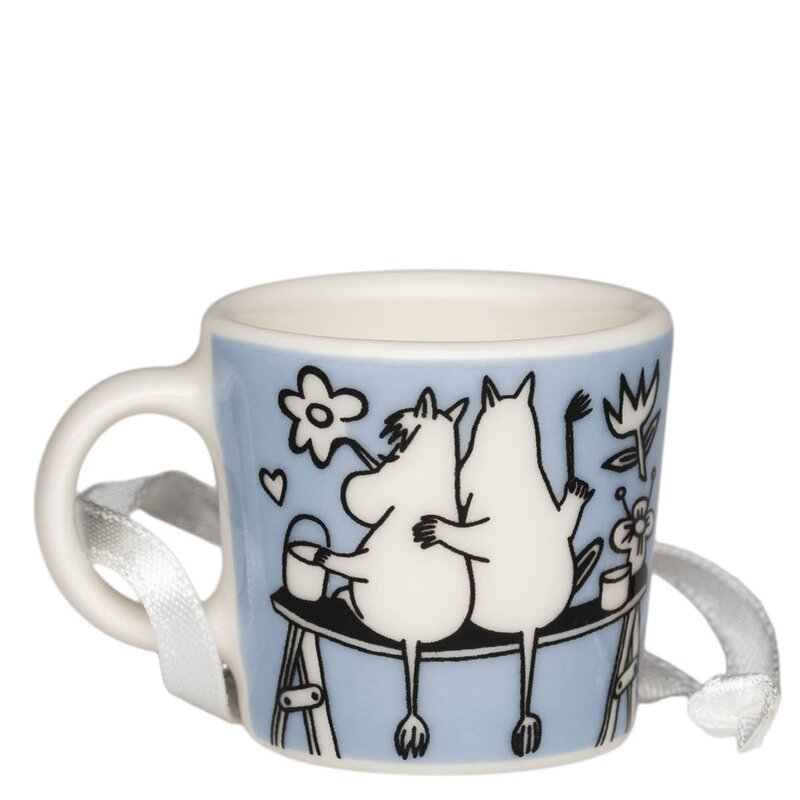 MoominArabia Mummikopp mini 3 cm Kjærlighet blå gaveeske