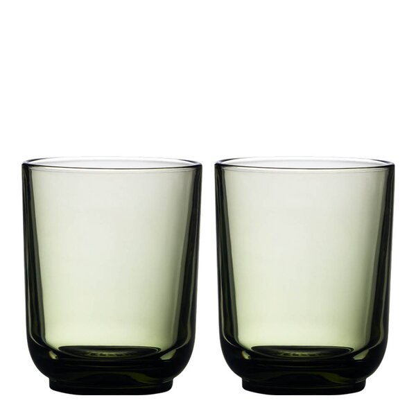 Fellow - Pirch latte glass 33 cl 2 stk Woodland