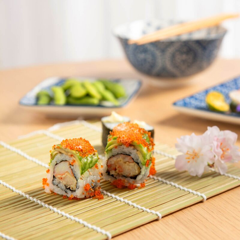 Modern House Sakura Roll sushimatte 24x24 cm natur