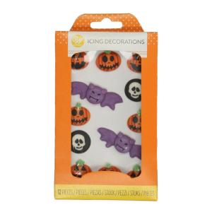 Wilton Kakepynt halloween royal icing 12 stk