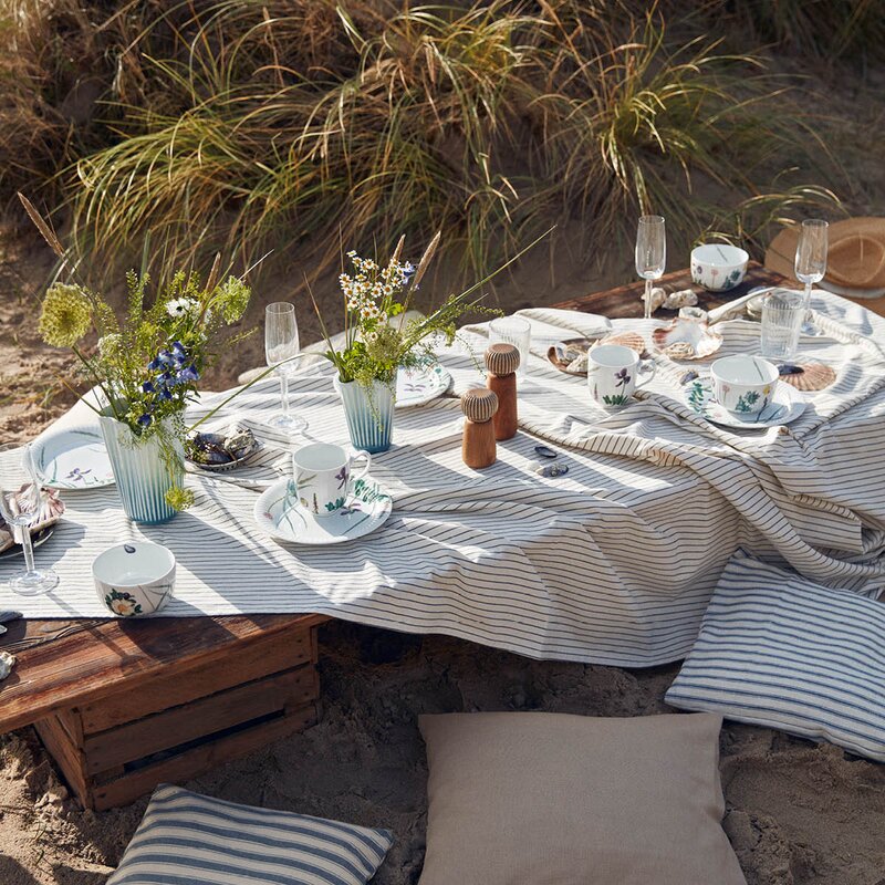 Kähler Hammershøi unfold vase 16,5 cm blå