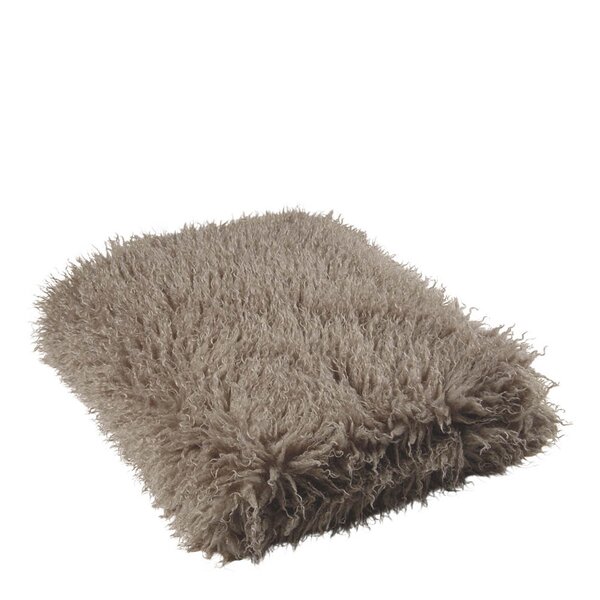 Fondaco Curly pledd 120x150 cm sand