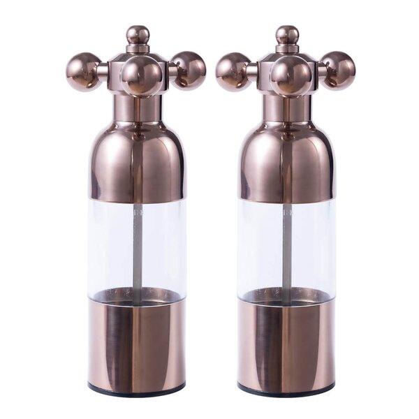 Vargen & Thor Axia salt- og pepperkvern 18 cm 2 stk bronse