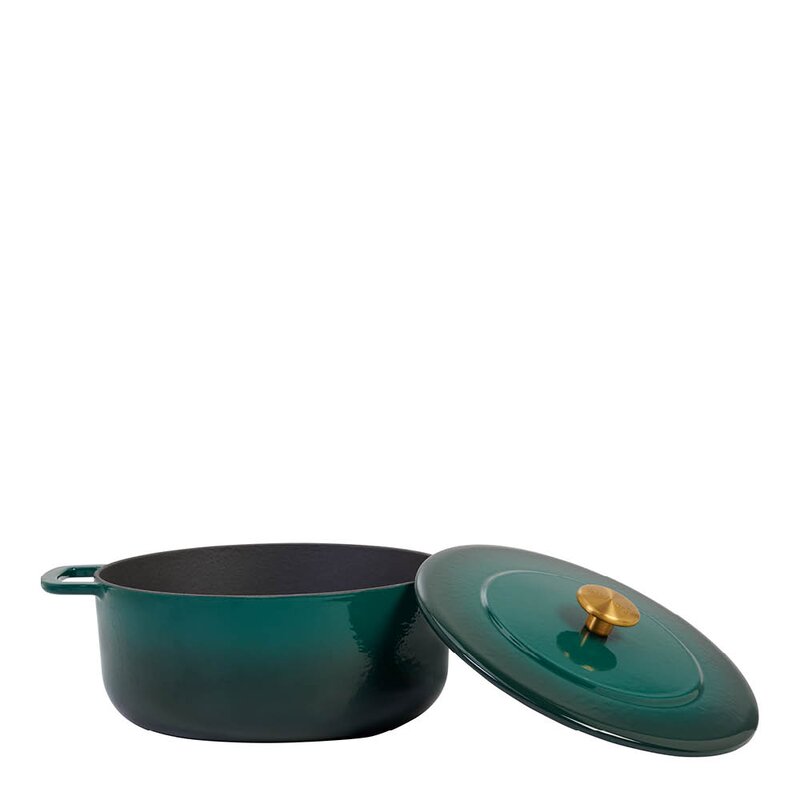 Combekk Støpejernsgryte 24 cm 3,8L holly green