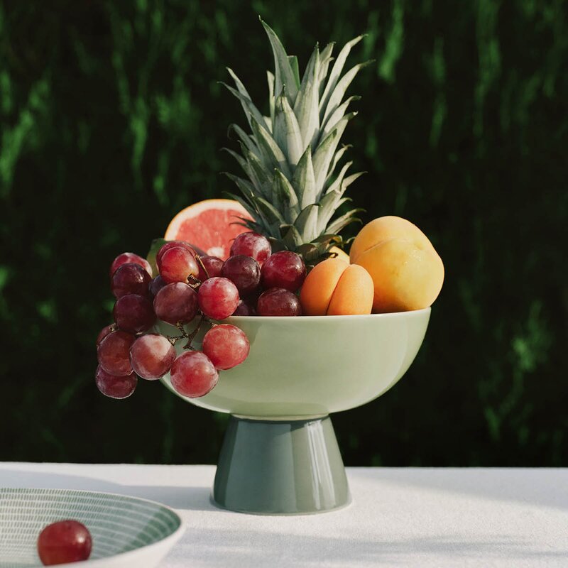 Arabia 24h serveringsskål 1,8 L duo-grønn