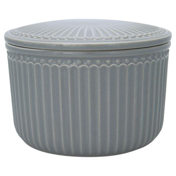 GreenGate Alice krukke liten 0,9L stone grey 