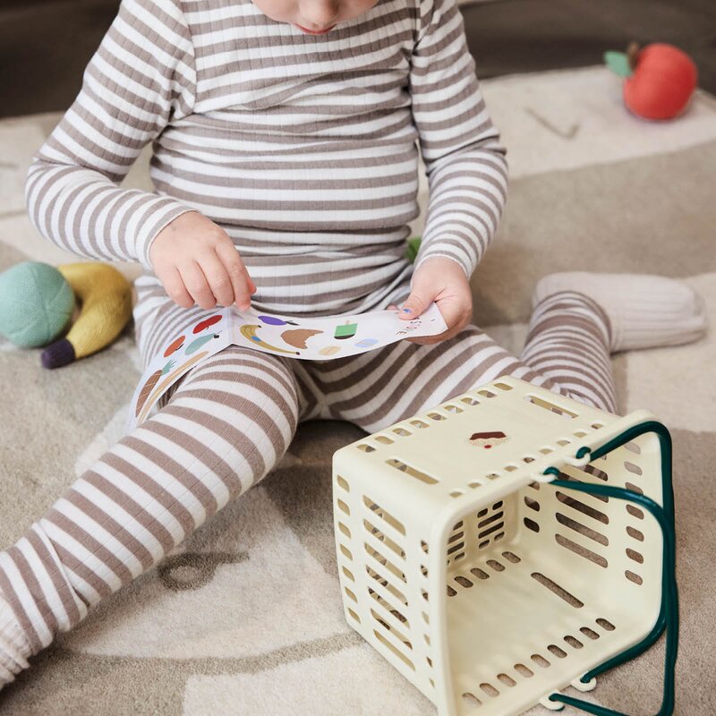 OYOY Yummy handlekurv 19x16x14 cm Mellow