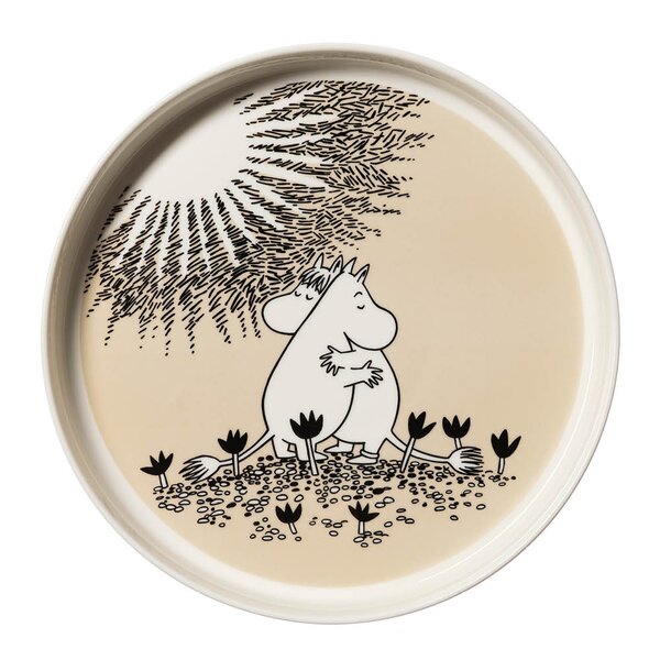 MoominArabia - Mummi paiform 28 cm Kjærlighet beige