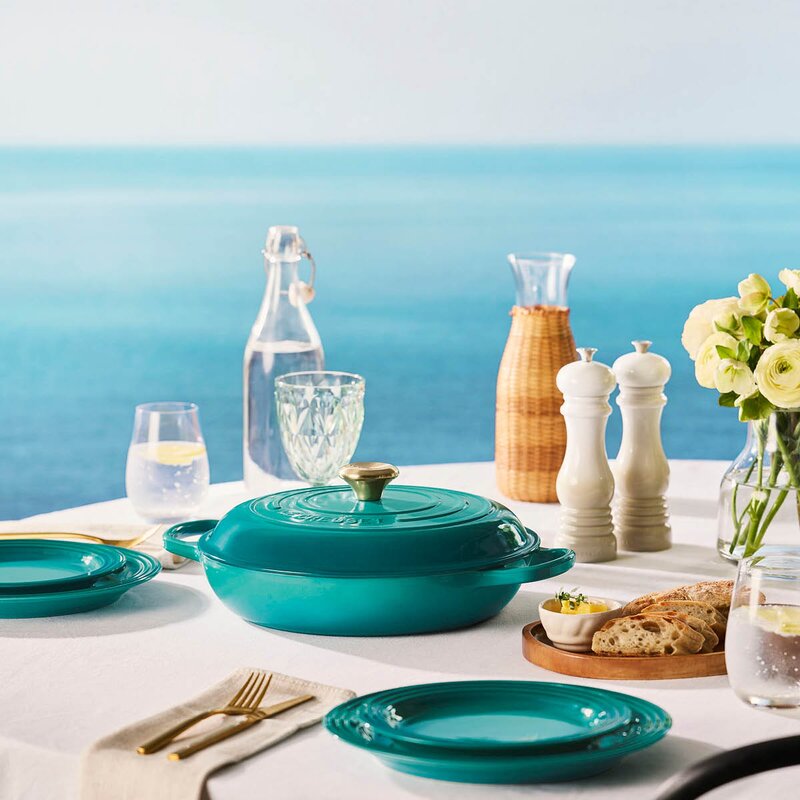 Le Creuset Signature tallerken 27 cm Bleu Riviera