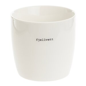 Sögne Home Krus Fjellvett 30 cl hvit