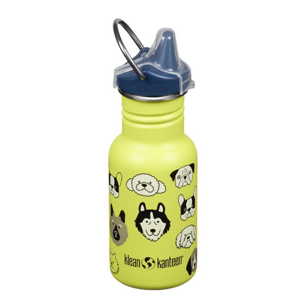 Klean Kanteen Kid Classic Narrow flaske 0,35L med tutelokk Dogs