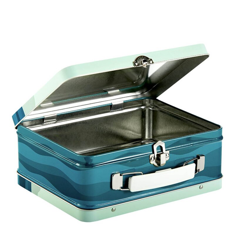 Blafre Lundefugl koffertboks 8x16x19 cm blå