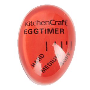 Kitchen Craft Eggtimer fargeendrende rød