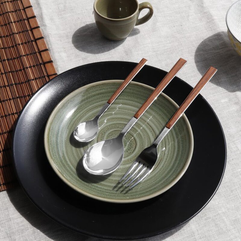 Pintinox Bestikksett 24 deler sushi queen mahogany