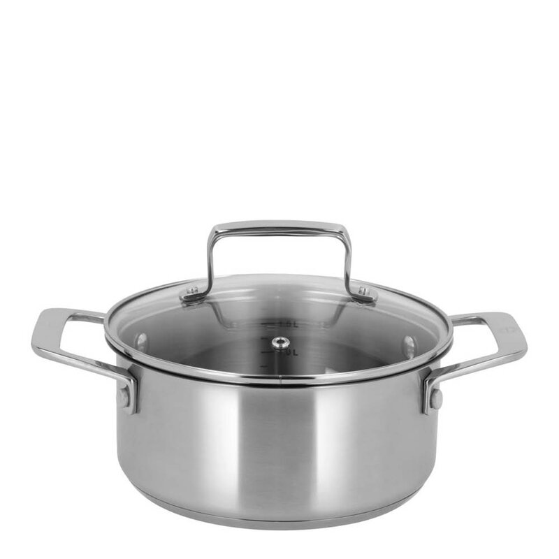 Pillivuyt Gourmet Douron kokkekniv 33 cm damaskusstål/eik