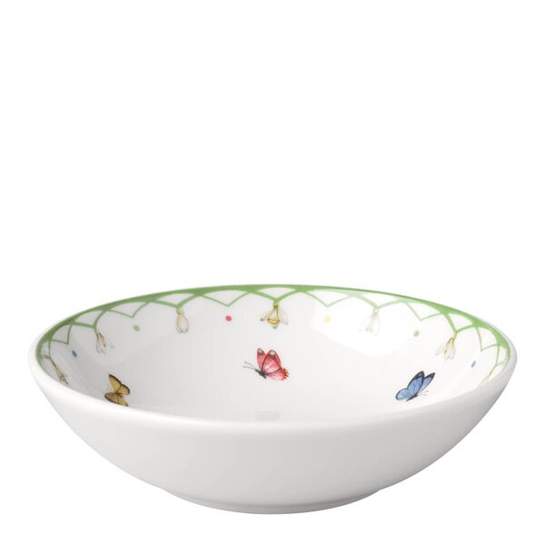 Villeroy & Boch - Colourful Spring dessertskål 13 cm hvit/grønn